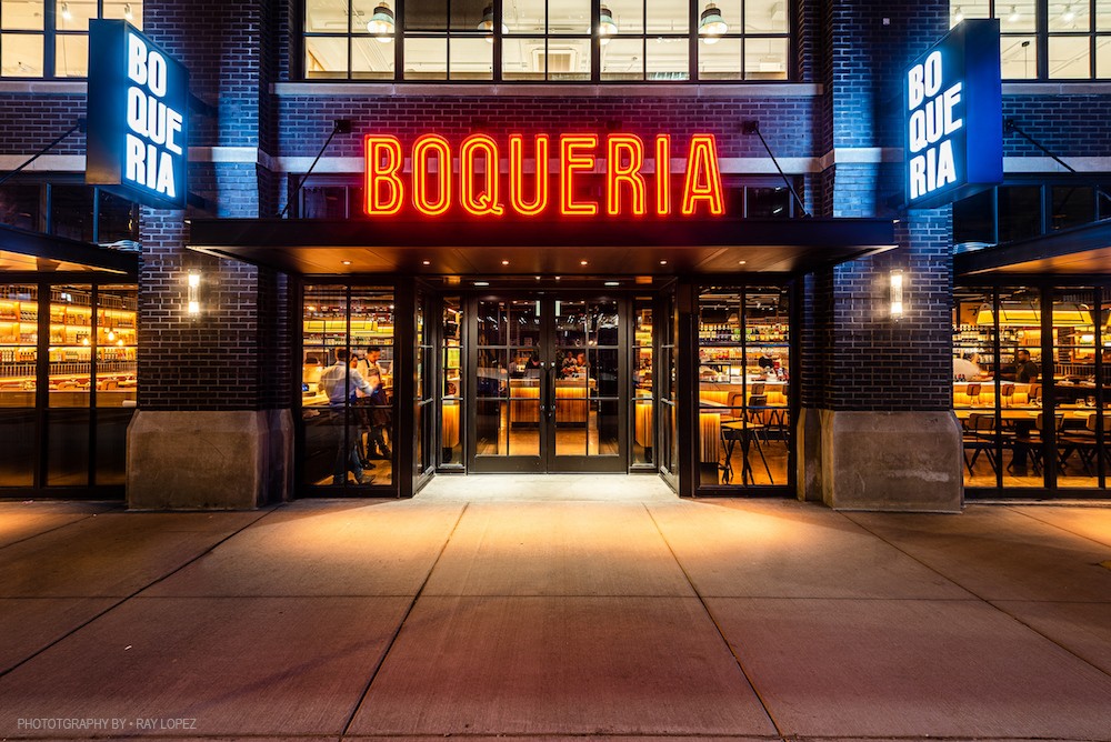 Boqueria Fulton Market Chicago Restaurant Buildout